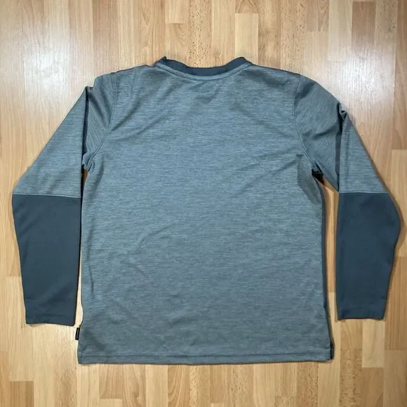 Nike Dri-Fit Color Blocked Raglan/Long Sleeve Shirt (Men’s Size L) Gray • EUC - Picture 8 of 8